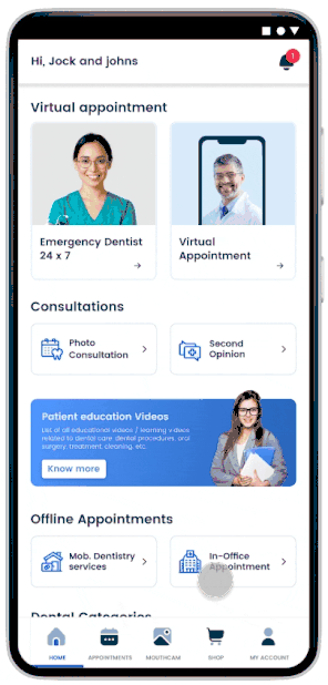 Connect with a dentist in less than