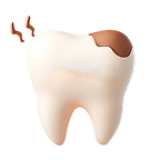 Toothaches or visible cavities